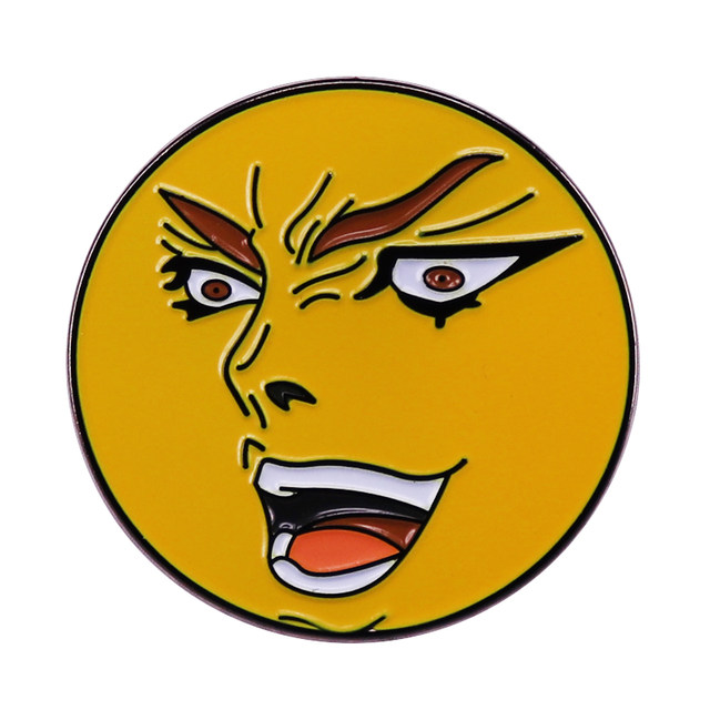 Kono Dio Da Meme Brooch JoJo's Bizarre Adventure Dio Brando Badge Japanese  Manga pin